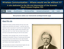 Tablet Screenshot of davidedwardhughes.com